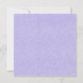 Eucalyptus met lavender Flowers Square Weddenschap Save The Date (Achterkant)