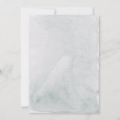 Eucalyptus Micro Bruiloft Kaart (Achterkant)