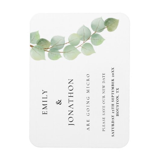 Eucalyptus Micro Smaller Weddenschap slaat de datu Magneet (Verticaal)