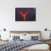 Eucalyptus Middernacht Canvasprint Canvas Afdruk (Insitu (Slaapkamer))