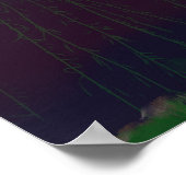 Eucalyptus Middernacht Poster, impressionistische Poster (Hoek)