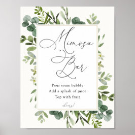 Eucalyptus Mimosa Bar Bord Poster