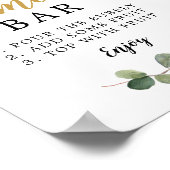 Eucalyptus Mimosa Bar Poster (Hoek)