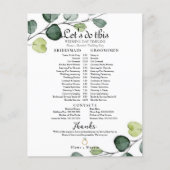 Eucalyptus Minimal Weddenschap Tijdlijn (Voorkant)