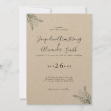 Eucalyptus Minimalist Weddenschap