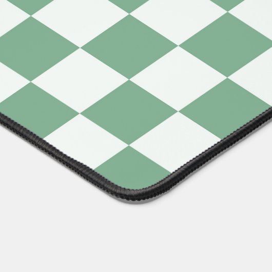 Eucalyptus mist checkerboard pattern bureaumat (Hoek)