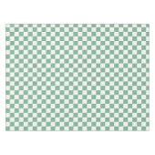Eucalyptus mist checkerboard pattern tafelkleed (Voorkant (Horizontaal))