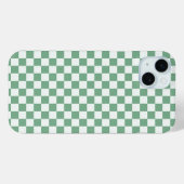 Eucalyptus mist schaakbordpatroon Case-Mate iPhone case (Achterkant (horizontaal))