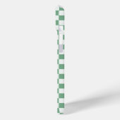Eucalyptus mist schaakbordpatroon Case-Mate iPhone case (Achterkant / Links)