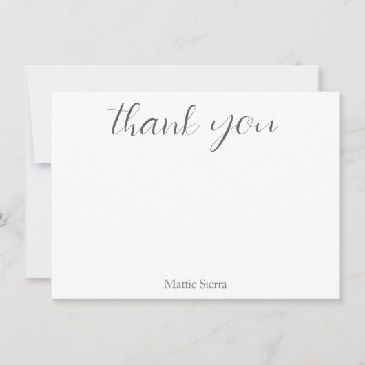 Eucalyptus Modern 2 Bedankkaart (Voorkant)