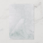 Eucalyptus Modern Eenvoudige Bruiloft Routebeschri Informatiekaartje (Achterkant)