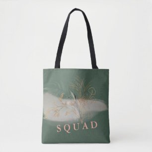 Eucalyptus Modern Greenery Abstract Vrijgezellenfe Tote Bag