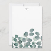 Eucalyptus Modern Notitiekaartje (Voorkant)