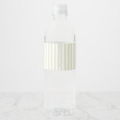Eucalyptus Moderne Baby Shower Waterfles Etiket (Achterkant)