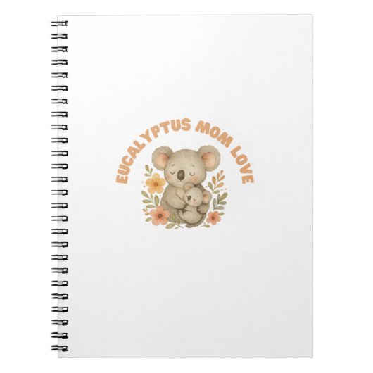 Eucalyptus Moeder Liefde Koala Moederdag Notitieboek (Voorkant)