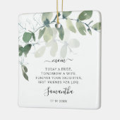Eucalyptus Moeder van de Bride Foto Keepomwille Keramisch Ornament (Links)