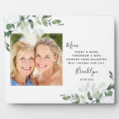 Eucalyptus Moeder van de bruidbruidsgift Fotoplaat (Voorkant)