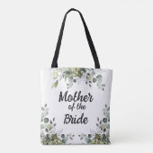 Eucalyptus Moeder van de Canvas tas van het bruids (Achterkant)