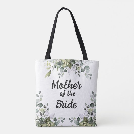 Eucalyptus Moeder van de Canvas tas van het bruids (Achterkant)