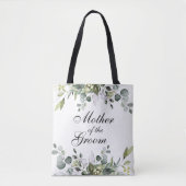 Eucalyptus Moeder van de Groom Wedding Canvas tas (Voorkant)
