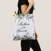 Eucalyptus Moeder van de Groom Wedding Canvas tas (Dichtbij)