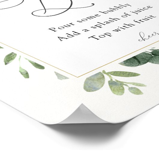 Eucalyptus Momosa Bar Poster (Hoek)