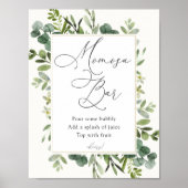 Eucalyptus Momosa Bar Poster (Voorkant)