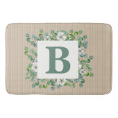 Eucalyptus Monogram Bath Mat (Voorkant)