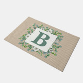 Eucalyptus Monogram Doormat Deurmat (Schuin)