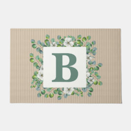 Eucalyptus Monogram Doormat Deurmat