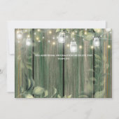 Eucalyptus-naaldbeschermingssnaren lichten landhou save the date (Achterkant)