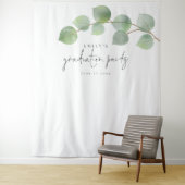 Eucalyptus Naam Afstudeerfeest Foto Achtergrond Wandkleed (In situ)