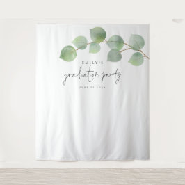 Eucalyptus Naam Afstudeerfeest Foto Achtergrond Wandkleed