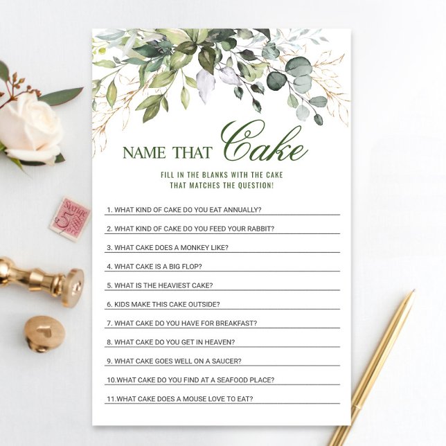 Eucalyptus-naam die het Vrijgezellenfeest spel maa (Creator heeft geüpload)