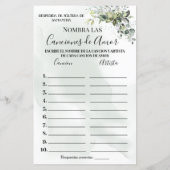 Eucalyptus Name dat lied tweetalige game doucht (Achterkant)