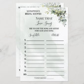 Eucalyptus Name dat lied tweetalige game doucht (Voorkant / Achterkant)