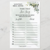 Eucalyptus Name dat lied tweetalige game doucht (Voorkant)