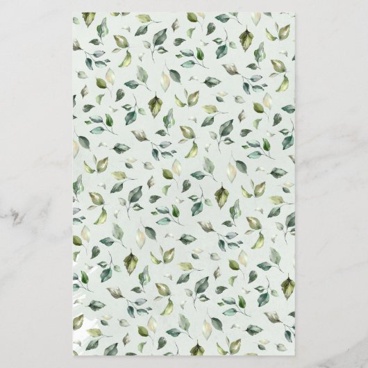 Eucalyptus Name that Love Song Shower Game Kaart (Achterkant)