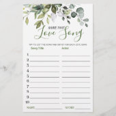 Eucalyptus Name that Love Song Vrijgezellenfeest G (Voorkant)