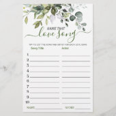 Eucalyptus Name that Love Song Vrijgezellenfeest G (Voorkant)