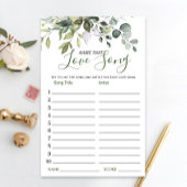 Eucalyptus Name that Love Song Vrijgezellenfeest G