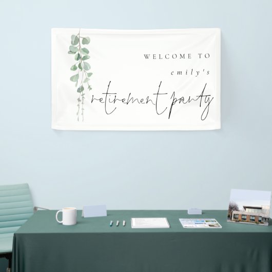 Eucalyptus Name Welcome Retirement Party Spandoek (Beurs)