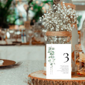 Eucalyptus Namen Zitting Grafiek Tabel Nummer Kaar Kaart