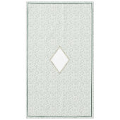 Eucalyptus Natural Kerstmis en Emerald Border Tabl Tafelkleed (Voorkant)