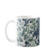 Eucalyptus navy bloesem waterverf bloementakken