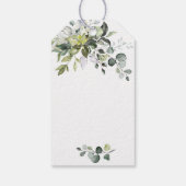 Eucalyptus neem een shot we gaan trouwen cadeaulabel (Achterkant)