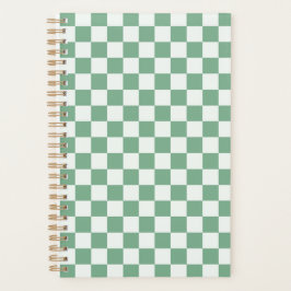Eucalyptus nevel schaakbordpatroon planner