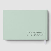 Eucalyptus New Mr Mrs Wedding Gastenboek (Achterkant)