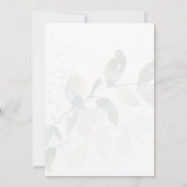 Eucalyptus Niets Fancy Alleen Liefde Script Trouwe Kaart (Achterkant)