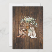 eucalyptus niets Fancy gewoon liefde Casual bruilo Kaart (Achterkant)